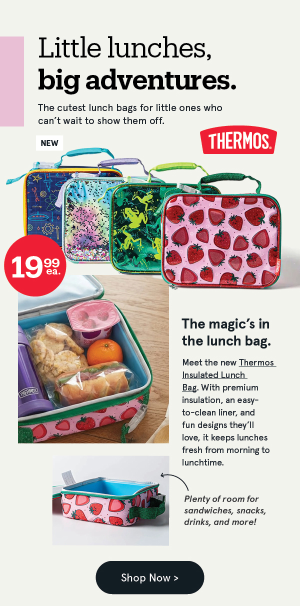 Thermos 'Strawberry Smiles' Lunch Bag