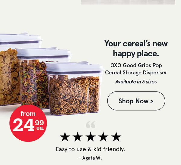 Oxo Good Grips Pop 2.4L Cereal Storage Dispenser