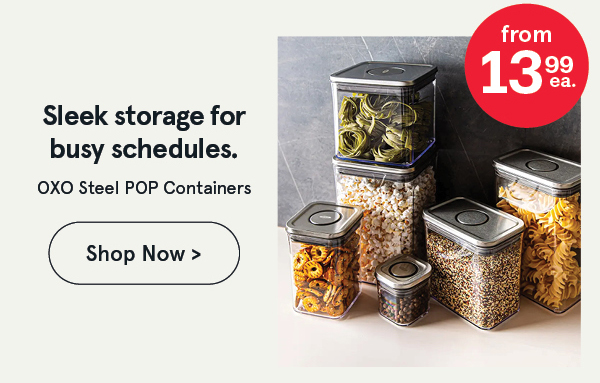 OXO Good Grip Steel Pop 2.0 'Mini' Storage Canister Square 