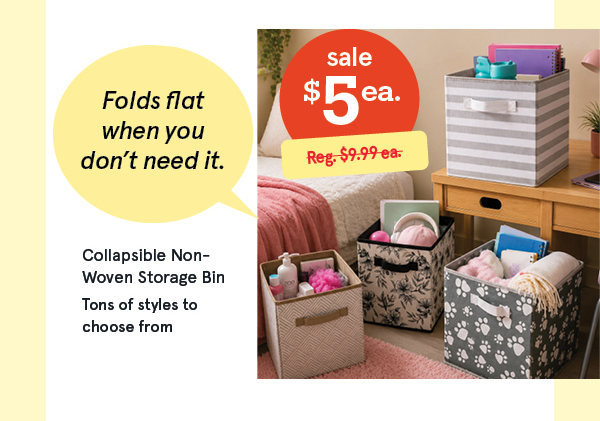 Collapsible Storage Bins