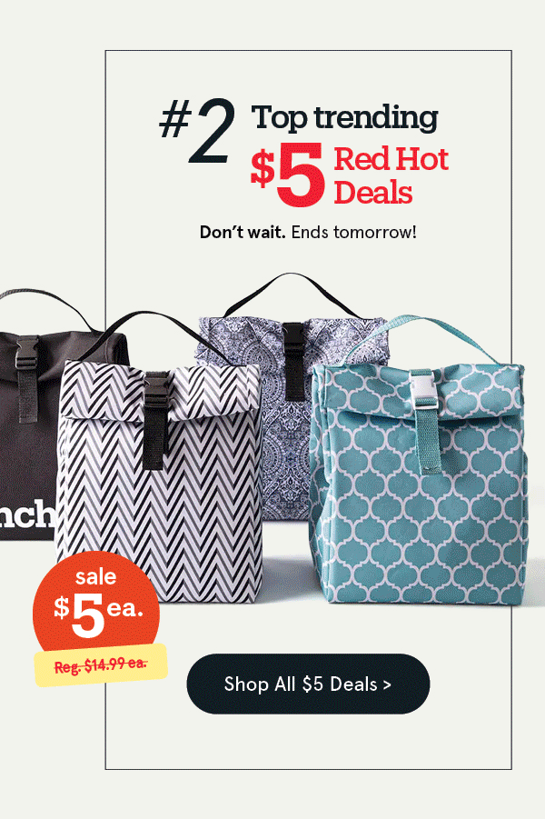 $5 Red Hot Deals