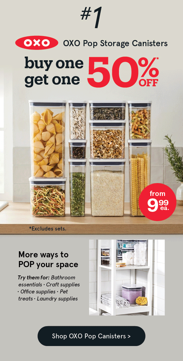 OXO Pop Canisters & Accessories