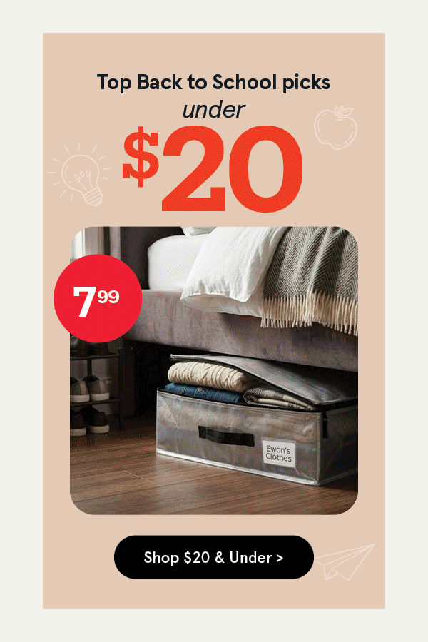 Top Picks Under $20