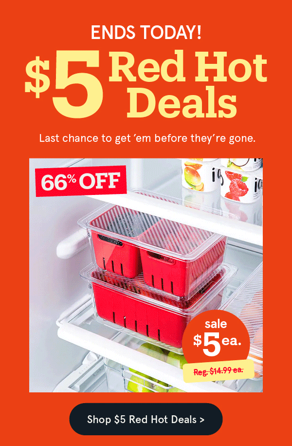 $5 Red Hot Deals