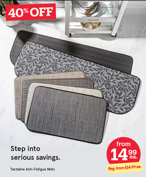 KSP TEXTALINE ANTI-FATIGUE MEMORY FOAM MAT