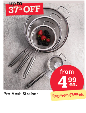 KSP PRO MESH STRAINER 10 CM / 4" DIA. ST/STEEL