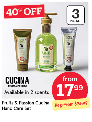 FRUITS & PASSION CUCINA DISCOVERY COMBO "CORIANDER & OLIVE TREE" SET/3