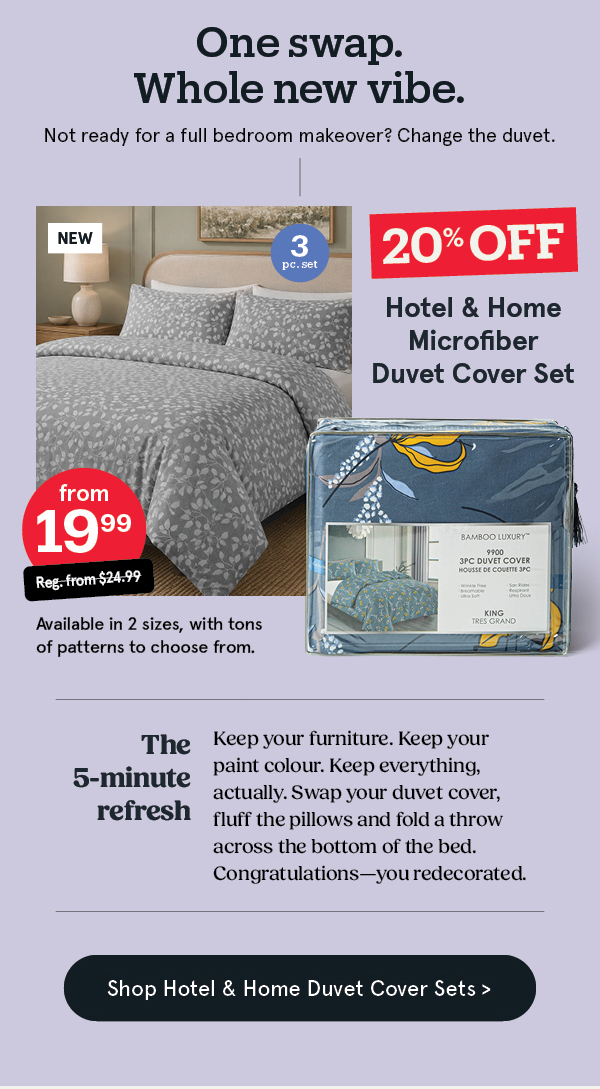 Hotel & Home Microfiber Duvet covers