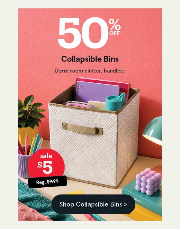 Collapsible Storage Bins