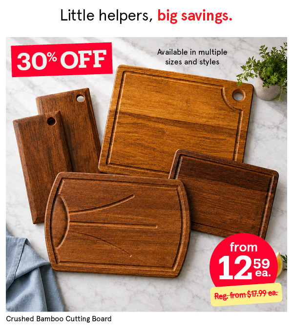 KSP CRUSHED BAMBOO CUTTING BOARDS