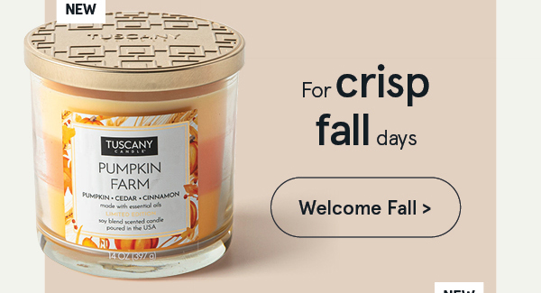 Empire Tuscany 3-Wick 'Pumpkin Farm' Glass Jar Candle