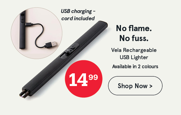 Vela Rechargeable USB Lighter