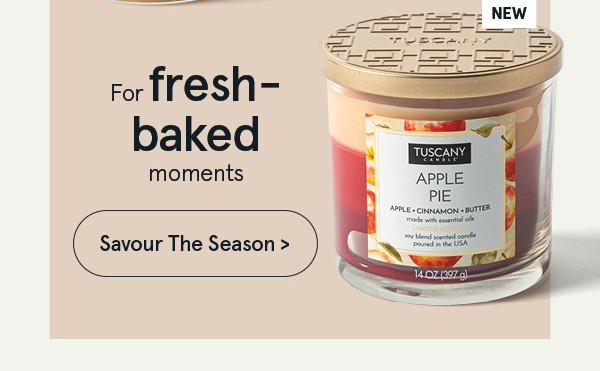Empire Tuscany 3-Wick 'Apple Pie' Glass Jar Candle