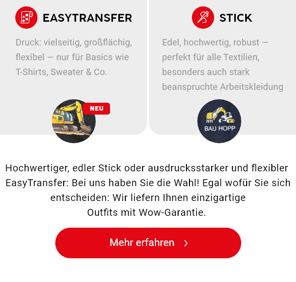 Druck & Stick - in wenigen Klicks zum Wunschdesign! 