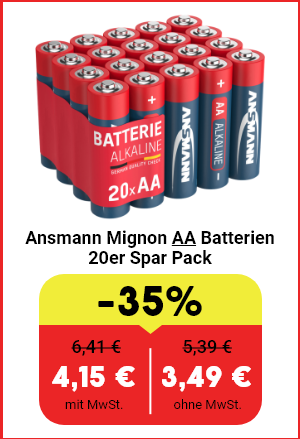 Ansmann Mignon AA Batterien 