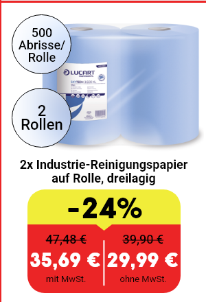 2x Industrie-Reinigungspapier 