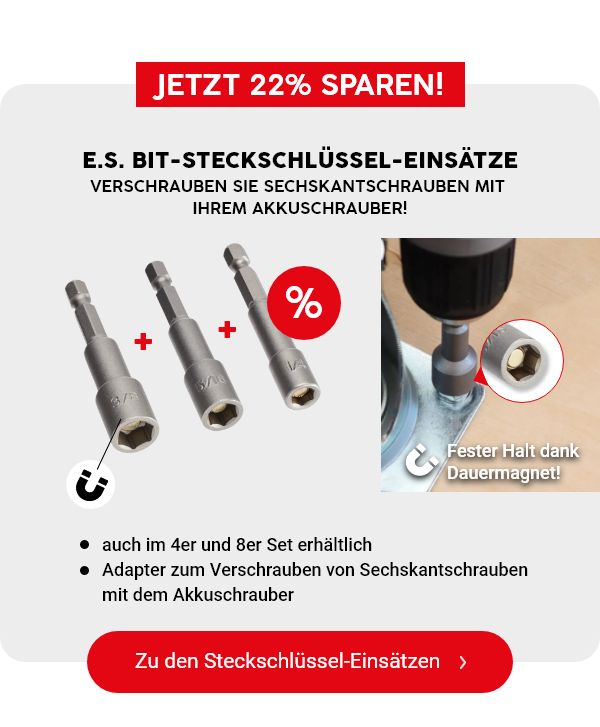 Bit-Steckschlüssel-Einsätze 