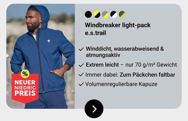 Windbreaker Kapuzenstrickjacke e.s.motion ten 