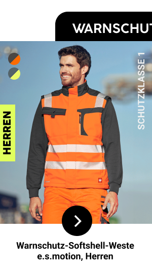 Warnschutz-Softshell-Weste e.s.motion, Herren 