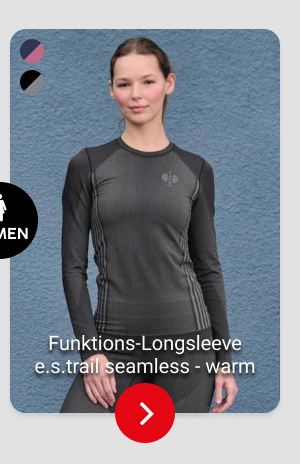 Funktions-Longsleeve e.s.trail seamless - warm, Damen 