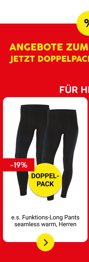 2x Funktions-Long Pants seamless warm, Herren 