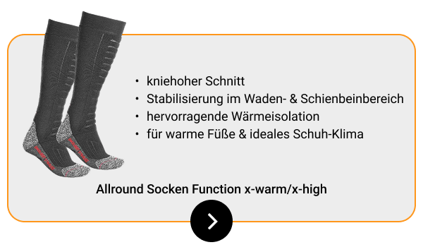 Allround Socken Function x-warm/x-high 