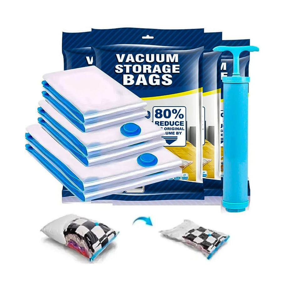 Bolsas al vacío con bomba manual