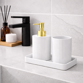 Set de baño minimalista