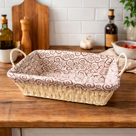 Panera Decorativa con Forro de Tela