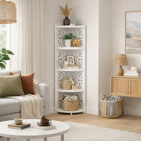 Estante esquinero de 4 niveles