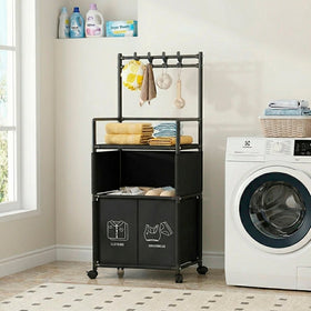 Organizador Multifuncional de Lavandería con Ruedas
