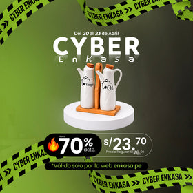 Set Aceitera y Vinagrera de Cerámica