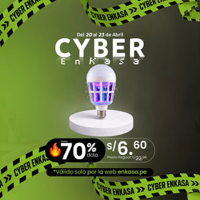 Foco LED antimosquitos 2 en 1