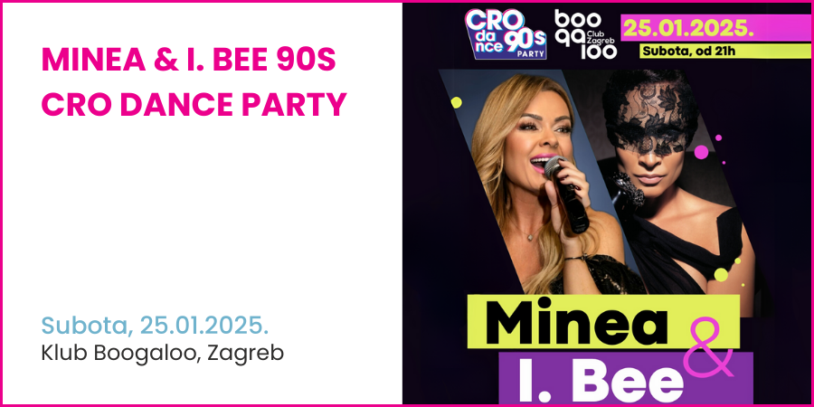 Minea & I. Bee 90s Cro dance party