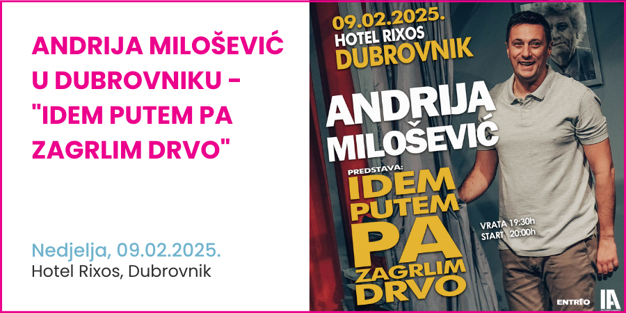 Andrija Milošević u Dubrovniku - "Idem putem pa zagrlim drvo"