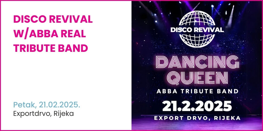 Disco Revival w/ ABBA Real Tribute Band @Exportdrvo