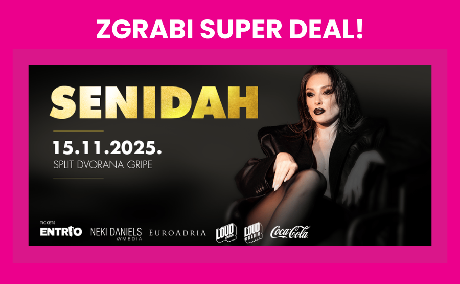 SENIDAH U SPLITU – NAJVEĆI GLAZBENI DOGAĐAJ JESENI!