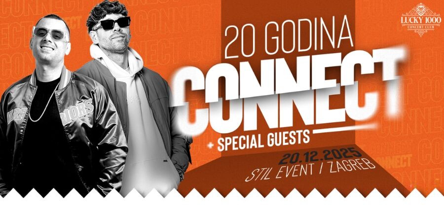 LUCKY 1000 KONCERT CLUB PREDSTAVLJA: CONNECT 20 GODINA