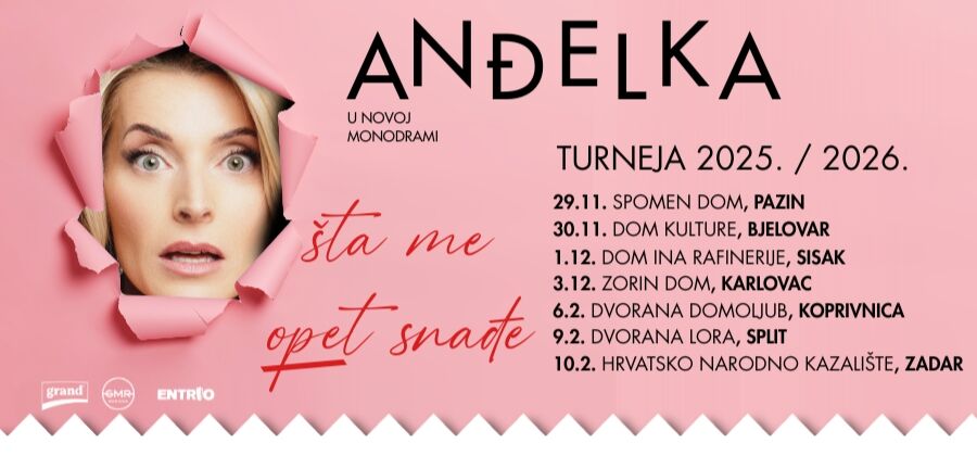 ANĐELKA - "ŠTA ME OPET SNAĐE"- TURNEJA