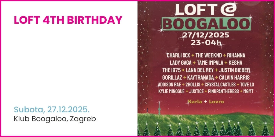 Loft 4th Birthday @ Boogaloo