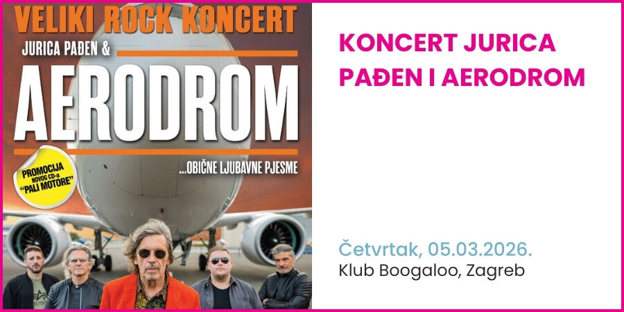 koncert Jurica Pađen i Aerodrom "...obične ljubavne pjesme..."