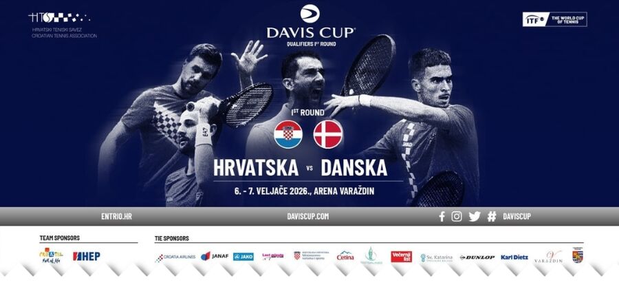 Davis cup: Hrvatska - Danska