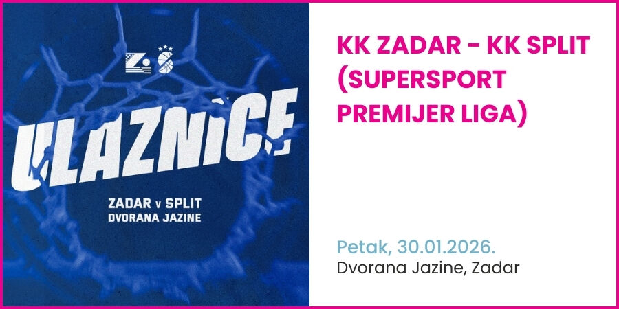 KK Zadar - KK Split (SuperSport Premijer liga)