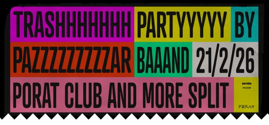 TRASH PARTY @ PORAT: PAZZAR BAND