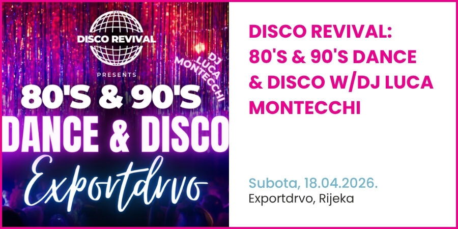 DISCO REVIVAL: 80'S & 90'S DANCE & DISCO w/DJ LUCA MONTECCHI