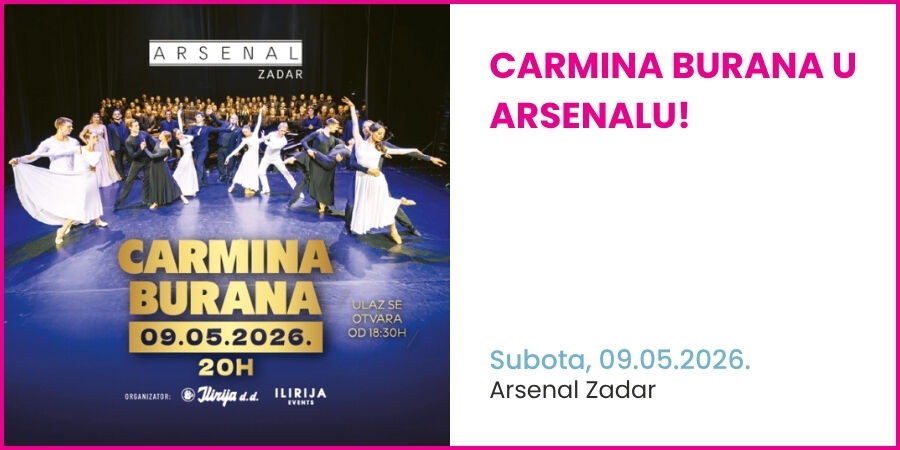 Carmina Burana u Arsenalu!