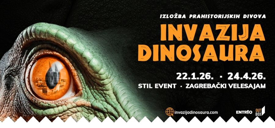 IZLOŽBA INVAZIJA DINOSAURA - TRAVANJ 2026.