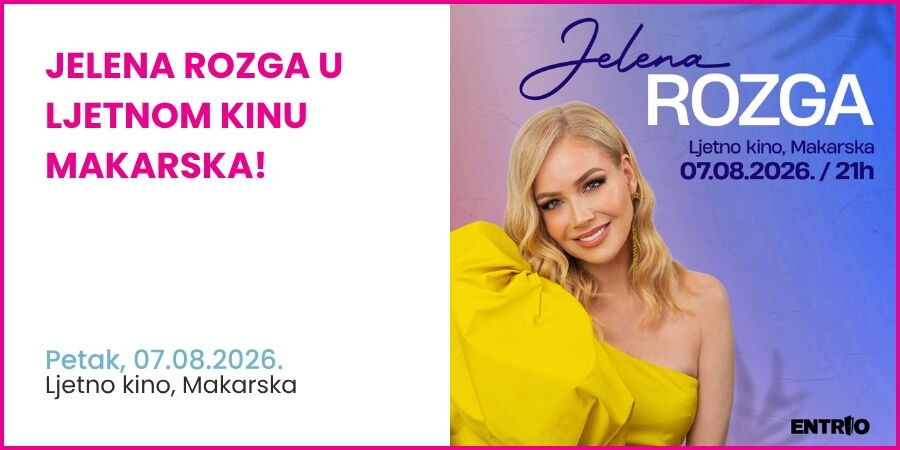 Jelena Rozga u ljetnom kinu Makarska!