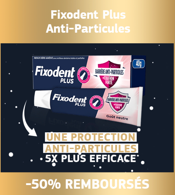 Fixodent Plus Anti-Particules