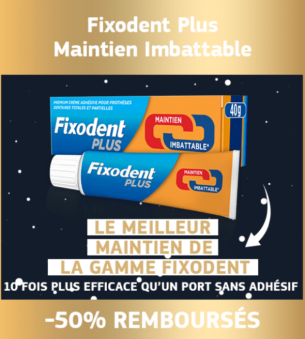 Fixodent Plus Maintien Imbattable